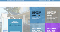 Desktop Screenshot of lazorinsurance.com