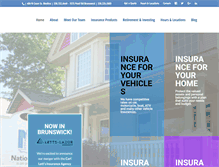 Tablet Screenshot of lazorinsurance.com